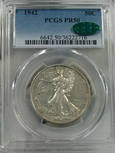 󏭂ȃ[{[v[t 1942N EH[LOEoeB n[t_[ PCGS PR50 CAC. #5