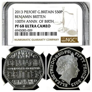 2013�N �x���W���~���E�u���e�� 50�y���X �s�G�t�H�[�g �R�C�� �V���o�[ �v���[�t NGC �O���[�h PF68 UC +Low COA