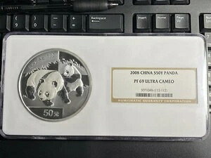 2008�N 50�� NGC PF 69 �E���g���J���I 5�I���X �V���o�[ �`���C�i �p���_ ���� �󏭃R�C��