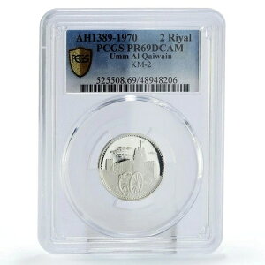 �E���E�A���E�J�C���C���񒷍� 2������ �t�H�[�g�E�I�[���h�E�L���m�� KM-2 PR69 PCGS ��� 1970�N