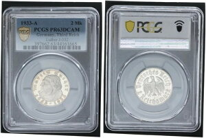 2}[N 1933 A - }[eBE[T[ J.352 - PCGSF PCGS PR63DCAM 78994
