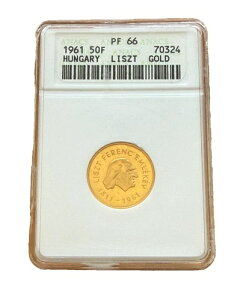 �n���K���[ 1961 BP �S�[���h 50 �t�H�����g ANACS PF66 �t�����c ���X�g