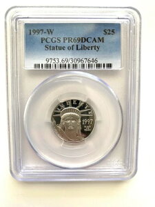 1997-W 25h Ȑ_ AJC[O v[t 1/4IX v`i PCGS PR69DCAM