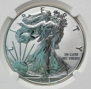 2019 W ANACS PF70 PR �V���o�[ $ �G���n���X�g���o�[�X�v���[�t �v���C�h�I�u�c�[�l�[�V�����Y PM0071