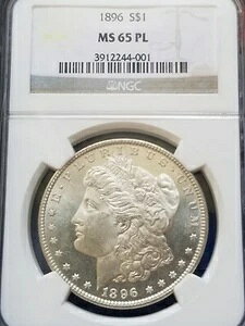 1896�N �����K����� �v���[�t NGC MS65PL