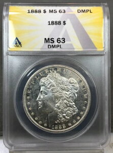 1888N AJ $1 K ANACS MS63 DMPL ~ fB[v~[v[t