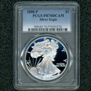 Iv[t ~jA 2000-P Vo[ C[O PCGS PR70 DCAM P[Xt