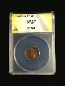 1883 N v[t CfBA wbh Zg ANACS PF-62-RB 1 Zg XgCN bh uE RC - !