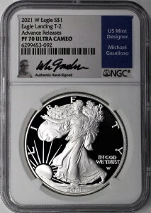 2021 W $1 v[t Vo[ C[O ^Cv2 NGC PF70 UCAM AhoX[X Gaudioso