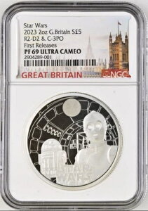 2023N p X^[EH[Y RC#1 - R2-D2 & C-3PO 5|h 2IX Vo[ v[tRC NGC PF69UC FR