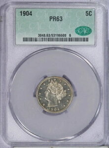 1904N oeBV jbP 5Zg CACG CAC PR63 PF62 LB