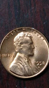 J[EEB[g 1Zgyj[ 1958Pd DDO MS bh "L" & We Trust On Rim Edge Error