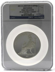 NGC2013 �C�M���X $10PND �u���^�j�A �t�@�[�X�g�����[�X PF69 �E���g���J���I 5�I���X �V���o�[