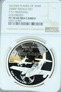 2008N co Vo[ 1h 񎟐E퓬@ P51 }X^O NGC PF 70 EgJI