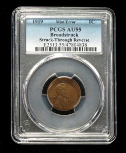 1919NJ[Zg ~gG[ PCGS AU55 u[hXgbN