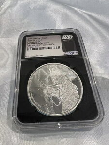2017 �X�^�[�E�H�[�Y PF 70 U/C NIUE �V���o�[ $2�u�`���[�o�b�J�v 1500����1�� Struck Loc16