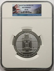 2010-P ATBzbgXvOX A[J\[ Vo[ 5IX 25Zg SP 69 NGC AJ U r[eBt