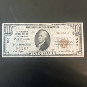 FR1801-1 #1663 $10 1929 NB �|�b�c�r���A�y���V���o�j�A�B ���ɗǂ�AU�n�C�O���[�h
