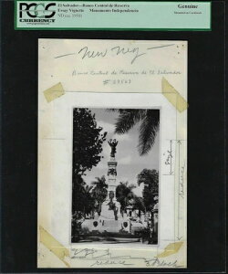 エルサルバドル エッセイ ビネット ND (ca1950) 独立記念碑 本物