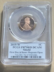 2019�N W ���s���� - �}�O�i���E�I�v�X PCGS PR70RD DCAM �V�[���h