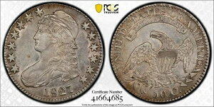 1827N XNGAx[X 2 50Zg LbvhoXg n[t_[ PCGS AU ڍ׃V~ς