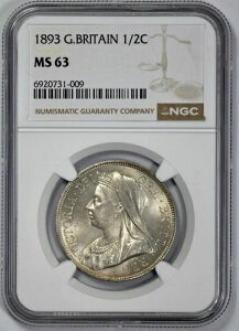1893N CMX  1/2C n[tNE NGC MS 63