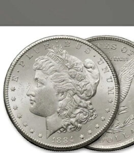 YY256-EX GEM BU �h�� CarsonCity 1884 E Pluribus UNUM Cartwheel ��������