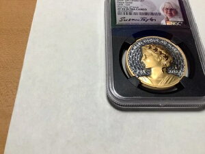 2024年カナダ ピースドル UHR 1オンス NGC PF70 ウルトラカメオ スザンナ・ブラント直筆サイン入り