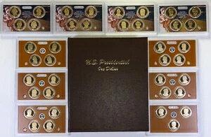 2007 - 2016 + 2020 �哝�̃h�� 119 �R�C�� BU & �v���[�t PDS �Z�b�g (Dansco �t��)