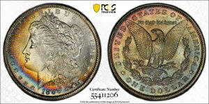 1888N AJ 1h K PCGS MS64 ~ g[