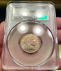 1907-O �o�[�o�[�N�H�[�^�[ CAC AU58+ PLUS ���ʂɔ������J���[�g�[��