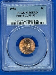 1988�N 1C PCGS MS65RD �t���AG�AFS-901