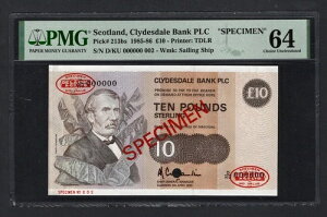 �X�R�b�g�����h 10�|���h 1985 P213bs �uSpecimen002�v ������ �O���[�h64 �g�b�v�|�b�v