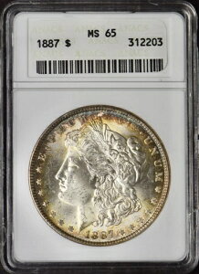 1887�N�� �����K����� �g�[�� - ANACS MS65 - ����5����z���_�[ - ?COINGIANTS?