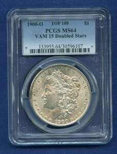 1900-O [K Vo[ _[ PCGS TOP 100 MS 64 VAM 15 _u X^[AɊ󏭁B