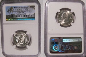 2020N W AJ̃TA 25Zg NH[^[ NGC MS 67 vr[}[N V75 obgRC