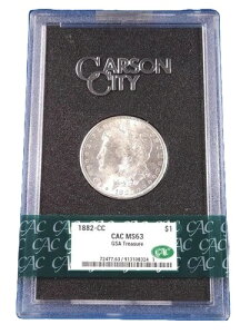 1882-CC GSA gW[ CAC MS63 K