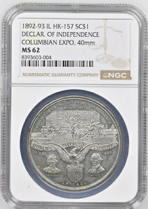 1893N SC$1 HK-157 zCg^ [hERrAEGLX| NGC MS 62
