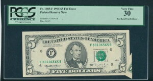 1995N 5hAMs Ag^  ܂ԂG[ PCGS 30