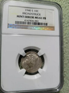 1940N u[hXgbNG[/ItZ^[XgCNI}[L[Vo[_C NGC MS61 FB