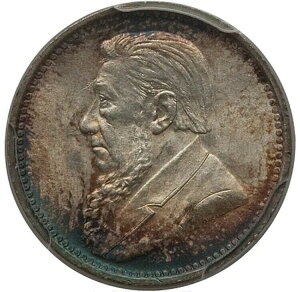1896�N ��A�t���J �|�[���E�N���[�K�[ �V���o�[ 3�y���X PCGS MS64 �v���g���A������ KM3