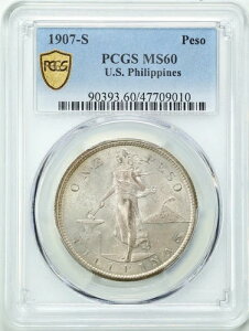 AJ tBs 1907-S y\ MS60 PCGS 47709010