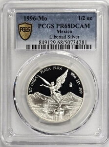 1996�N ���L�V�R ���x���^�b�h �v���[�t 1/2�I���X ��� - PCGS PR68 DCAM