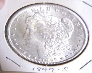 1897 S Morgan 1897 ��� 1�h�� US BU �����ʕۏ� �l���L��