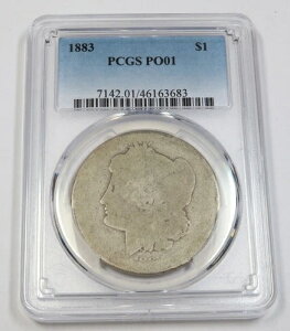 1883 P PCGS P1 ���[�{�[�� | �V���o�[ �����K�� �_���[ - 1�h�� �č��R�C�� #41445B