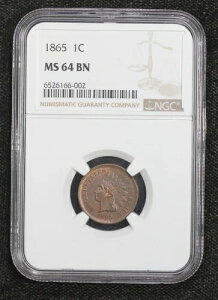 1865N CfBAZgt@V[5 NGC MS-64 BN 42LB