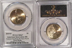 2019 PCmx[V $1 Lm NVt@COEUEX^[Y PCGS MS67 t@[XgXgCN |WVB