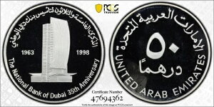 G~[cAVo[ 50fBn 1998N iVioN35NLO PCGS PR 69 DC 