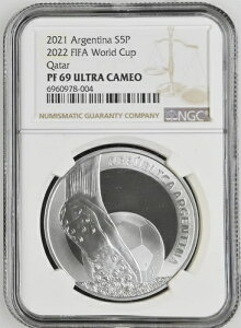 A[` FIFA[hJbv 2022 - 2021 J^[ 5y\ v[t NGC PF69 UC