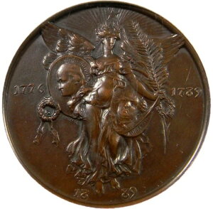 1889 ���s���u���b�N �Z���e�l�[���A�T���[�g ���_�� ���T���e NGC MS 63 BN